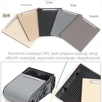 Poklopac držača šalice za središnji pretinac s rolerom – Model 3CD857503; Materijal: ABS-PC + TPU; Mogućnost prilagodbe