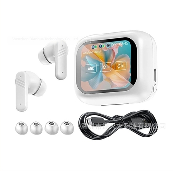 LX10 Pametne Bluetooth slušalice za prijevod s AI, potpuno dodirno sučelje, redukcija buke, glazba, LED prikaz, IPX4