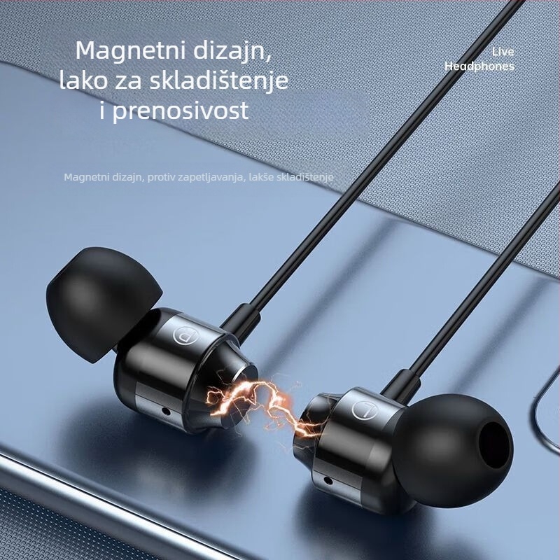 Speed Bird S5 žičane gaming slušalice s mikrofonom, in-ear dizajn, 3,5 mm pravi priključak, kabel 2–3 m, 20–20 000 Hz, 16 Ω