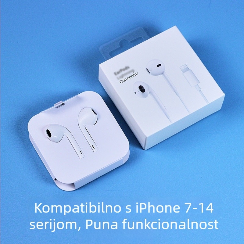 In-ear žične slušalice s dinamičkim drajverom, osjetljivost 102 dB, duljina kabela 120 cm, model 15