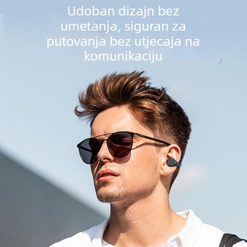 Bežične Bluetooth slušalice s klipom za uho, domet 10 m, Bluetooth 5.3, stereo, IPX4