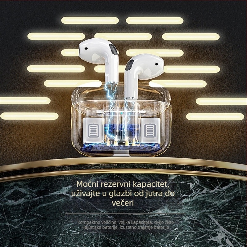 In-ear Bluetooth slušalice s redukcijom buke, stereo zvuk, Bluetooth 5.0, domet 10 m, trajanje baterije do 4 sata