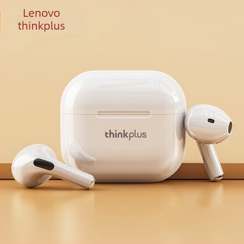 Lenovo LP40 bežične in-ear slušalice, Bluetooth 5.3, domet 10 m, potlačivanje buke, glasovno upravljanje, niska latencija za esports