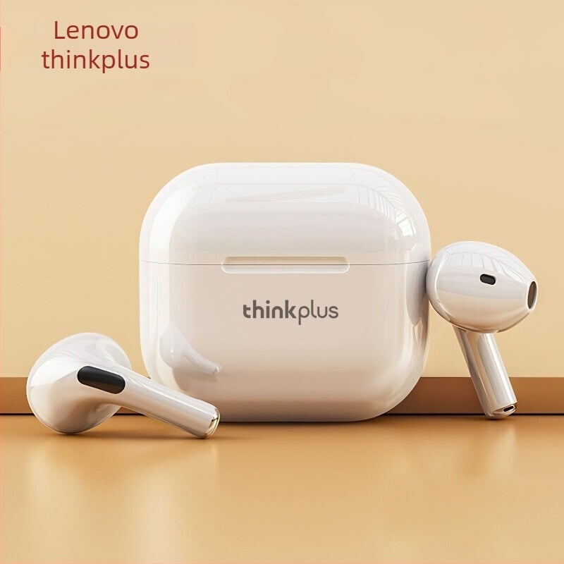 Lenovo LP40 bežične in-ear slušalice, Bluetooth 5.3, domet 10 m, potlačivanje buke, glasovno upravljanje, niska latencija za esports