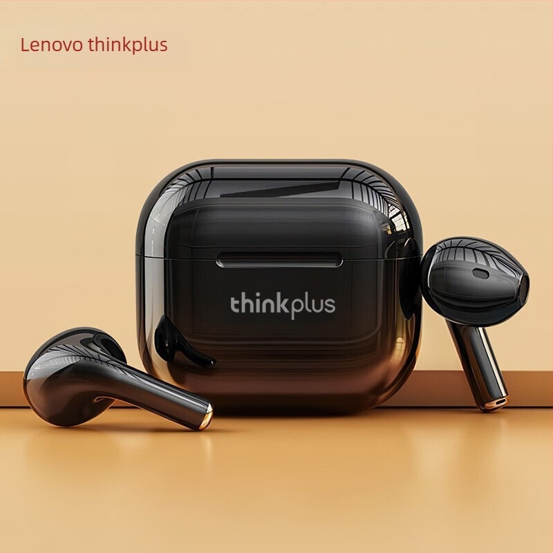 Lenovo LP40 bežične in-ear slušalice, Bluetooth 5.3, domet 10 m, potlačivanje buke, glasovno upravljanje, niska latencija za esports