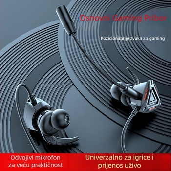 WJHH GM3 žičane in-ear slušalice s mikrofonom, 3,5 mm priključak, kabel 1,2 m, raspon frekvencija 20–20000 Hz, impedancija 32 Ω