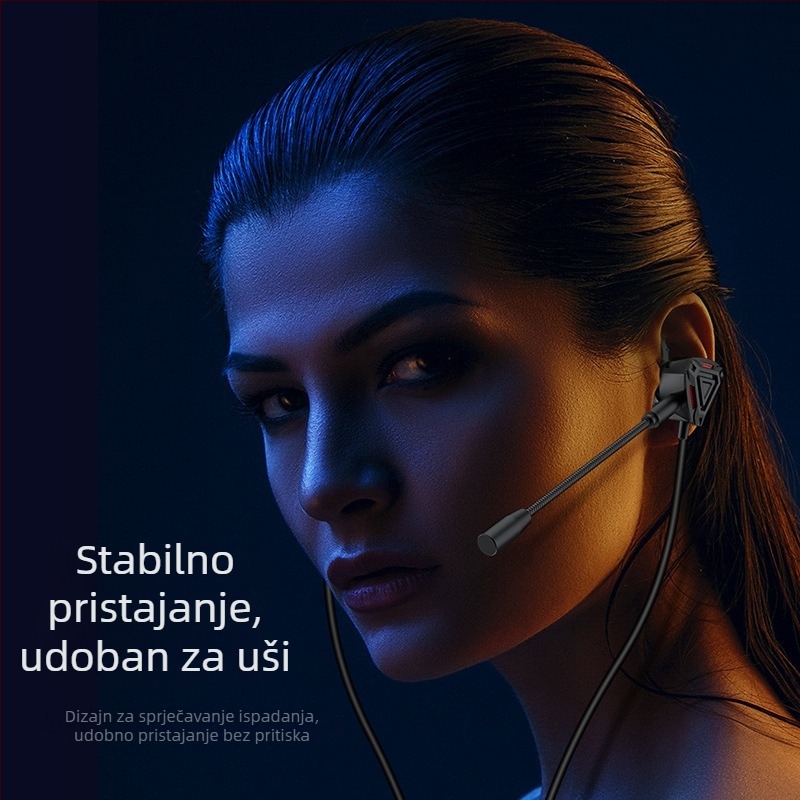 WJHH GM3 žičane in-ear slušalice s mikrofonom, 3,5 mm priključak, kabel 1,2 m, raspon frekvencija 20–20000 Hz, impedancija 32 Ω