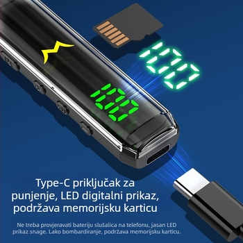 Bluetooth slušalice za vratni pojas s otklanjanjem buke, dugo vrijeme rada baterije i reprodukcijom glazbe za sport (Bluetooth 5.0; dizajn za vrat; trajanje baterije >8 sati; vodootporne; reprodukcija glazbe)