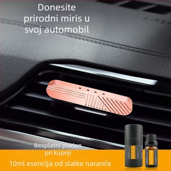 Auto aromaterapijski klip za ventilaciju - legura, motiv biljaka, dekoracija, repelent protiv komaraca, osvježenje, sterilizacija, Zhenping Jewelry