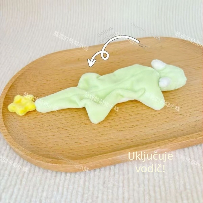 DIY komplet za plišanu lutku – ručno šivanje, pliš materijal, uzorak: mali medvjed, svinja i druge male životinje