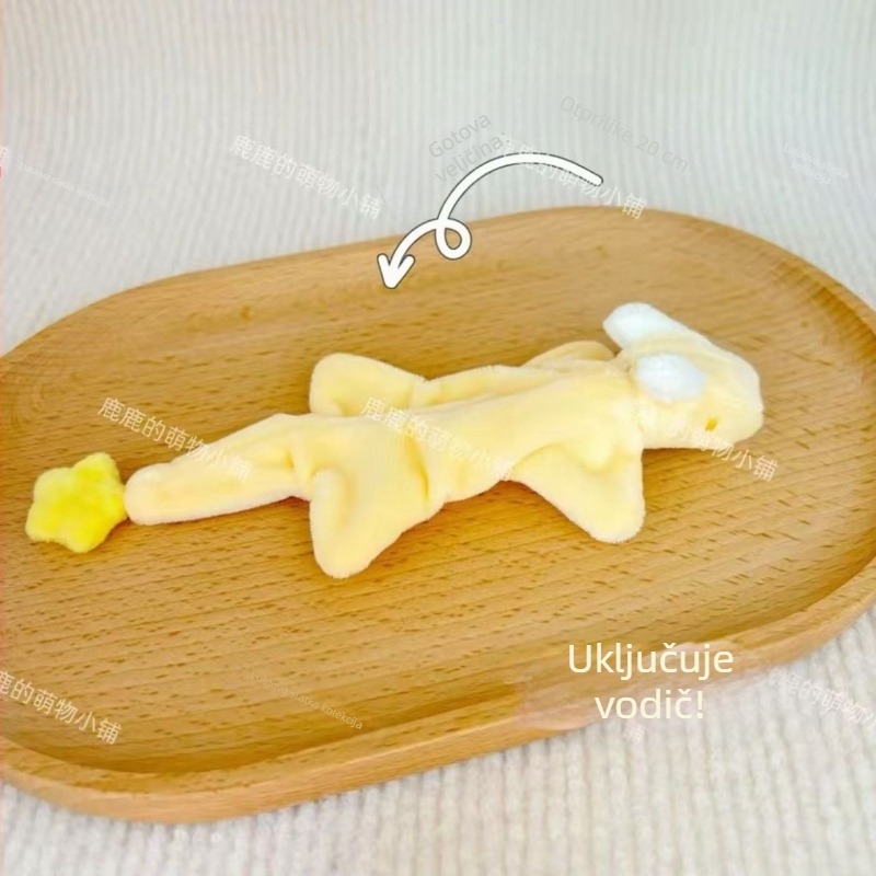 DIY komplet za plišanu lutku – ručno šivanje, pliš materijal, uzorak: mali medvjed, svinja i druge male životinje