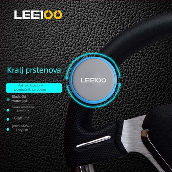 Silikonska kugla za pojačanje volana za automobile — marke LEEIOO, univerzalna kompatibilnost, težina 94 g, logo tiskano, prilagođavanje obrade