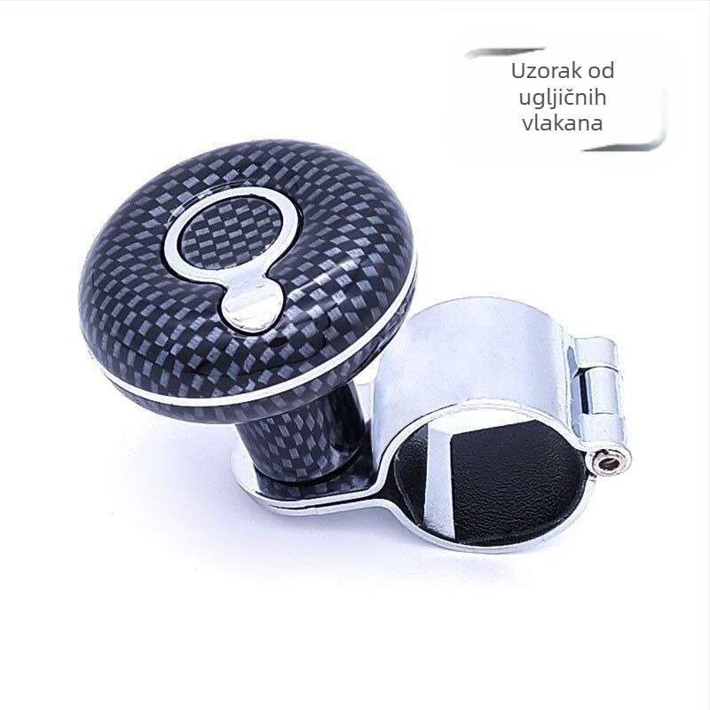 Pojačivač volana automobila s Power Ball sustavom i ležajem od čelične kugle, TZ marka • Materijal: zlitina + ekološki ABS • Univerzalna kompatibilnost • Težina: 0,1 kg