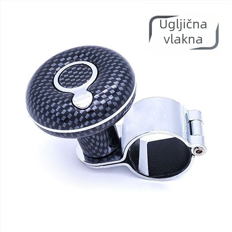 Pojačivač volana automobila s Power Ball sustavom i ležajem od čelične kugle, TZ marka • Materijal: zlitina + ekološki ABS • Univerzalna kompatibilnost • Težina: 0,1 kg