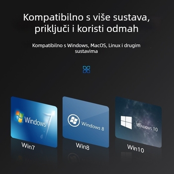USB 2.0 hub, 4-port, USB proširenje dok bez vanjskog napajanja, model US018, brzina prijenosa 300 MB/s