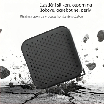 Silicone kućište za Sandisk Ele mobilni SSD Elements SE – model 130a s 116 silikonanim lanyardom; paket uključuje zaštitno kućište i lanyard; brend Xqctek