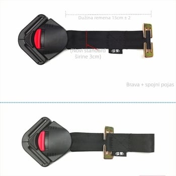 Dream fruit Nylon peto-točkovni zaštitnik automobila sigurnosnog pojasa, praktičan