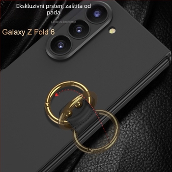 Ultra-tanka zaštitna maska s prstenom držačem za Samsung Galaxy Z Fold6, precizni otvori za kameru