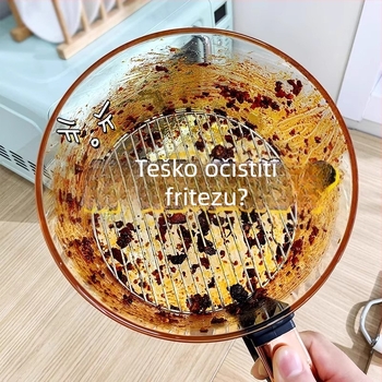 Yiwei Silikonski papir za pečenje s apsorpcijom ulja — kvadratni, za air fryer i pećnicu, premaz silikonskim uljem