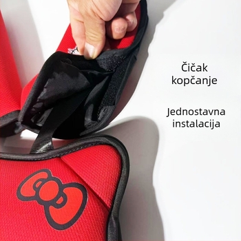 Auto dječji pojas — limiter i zaštita ramena u stilu mačje glave
