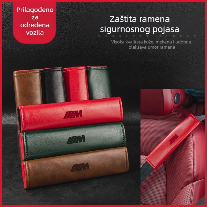 Praktičan zaštitnik ramena sigurnosnog pojasa za auto, 100% pamuk, Fanche, logo OK, težina 0,6