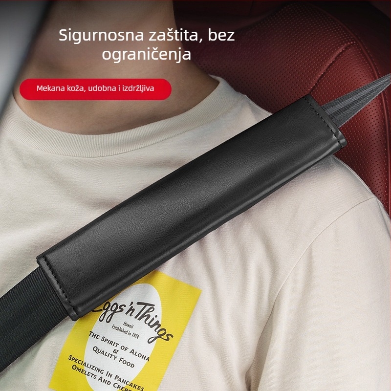 Praktičan zaštitnik ramena sigurnosnog pojasa za auto, 100% pamuk, Fanche, logo OK, težina 0,6