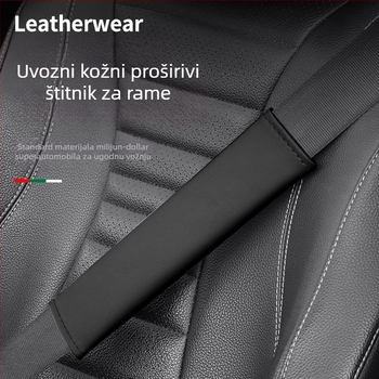 Kožni jastučić za rameni dio sigurnosnog pojasa – Pick-up, prilagodljivo obrađivanje, težina 0,07 kg