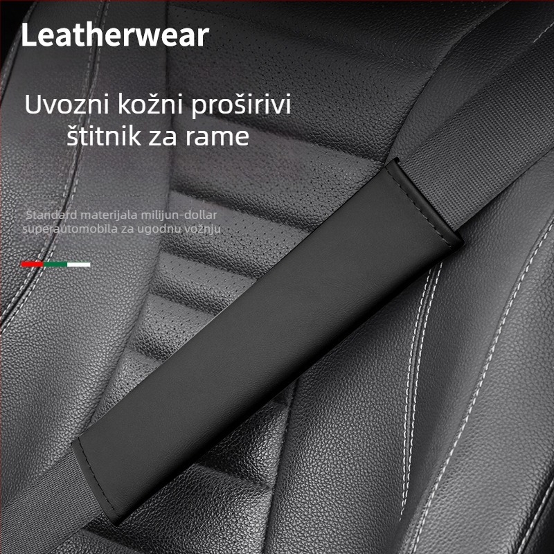Kožni jastučić za rameni dio sigurnosnog pojasa – Pick-up, prilagodljivo obrađivanje, težina 0,07 kg