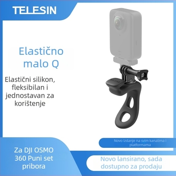 Telesin silikonasti elastični remen za držač DJI Nano na upravljač, GoPro elastični remen za Action 6/5/4