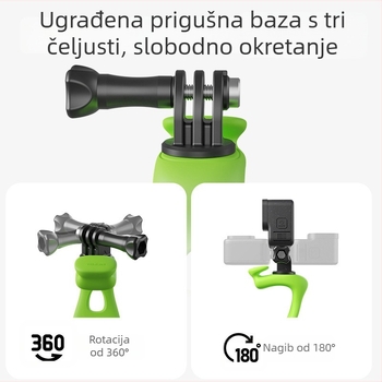 Telesin silikonasti elastični remen za držač DJI Nano na upravljač, GoPro elastični remen za Action 6/5/4