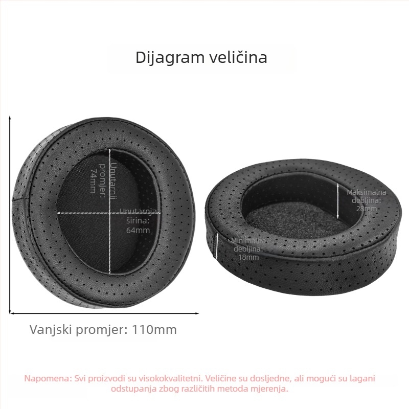 Navlaka za slušalice AKG K812 – mekana i udobna, prilagođena uzorku