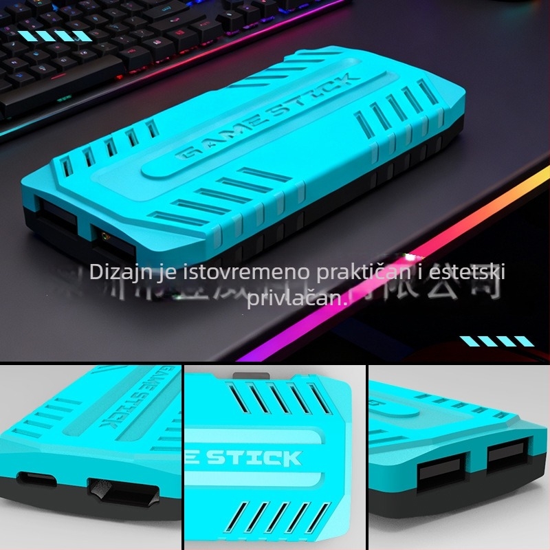 U36 Nostalgijska gaming konzola s bežičnim 2.4G povezivanjem na TV preko HDMI, 64GB memorije, Android platforma, podrška za dva igrača