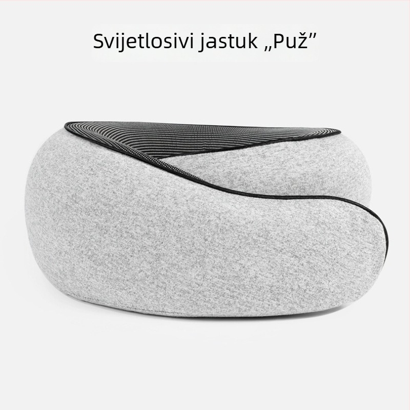 U-oblikovani jastučić za putovanje od memorijske pjene, prijenosni