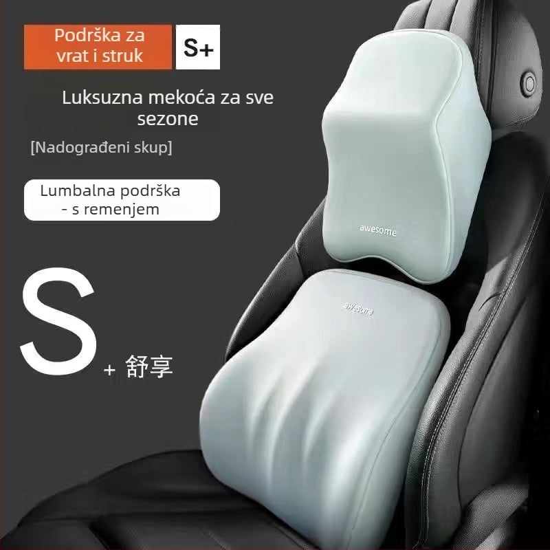 Auto jastuk za vrat s memorijskom pjenom, jastuk za glavu i ramena, kompatibilan s BYD