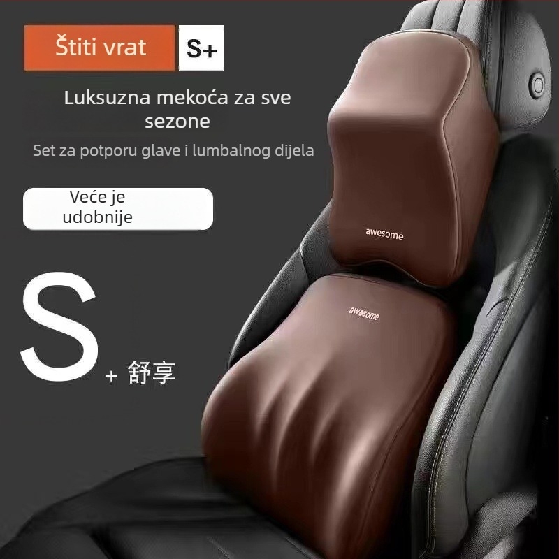 Auto jastuk za vrat s memorijskom pjenom, jastuk za glavu i ramena, kompatibilan s BYD
