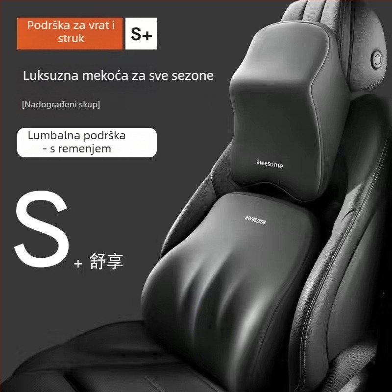 Auto jastuk za vrat s memorijskom pjenom, jastuk za glavu i ramena, kompatibilan s BYD
