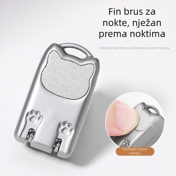 Mini sklopive kliješta za nokte od nehrđajućeg čelika, prijenosne