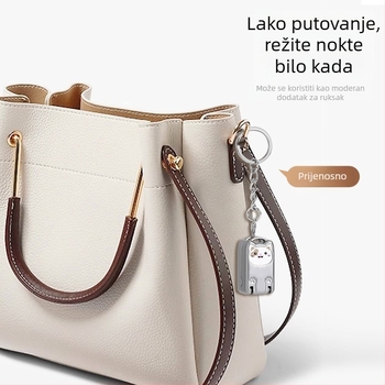 Mini sklopive kliješta za nokte od nehrđajućeg čelika, prijenosne