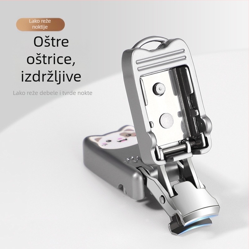 Mini sklopive kliješta za nokte od nehrđajućeg čelika, prijenosne