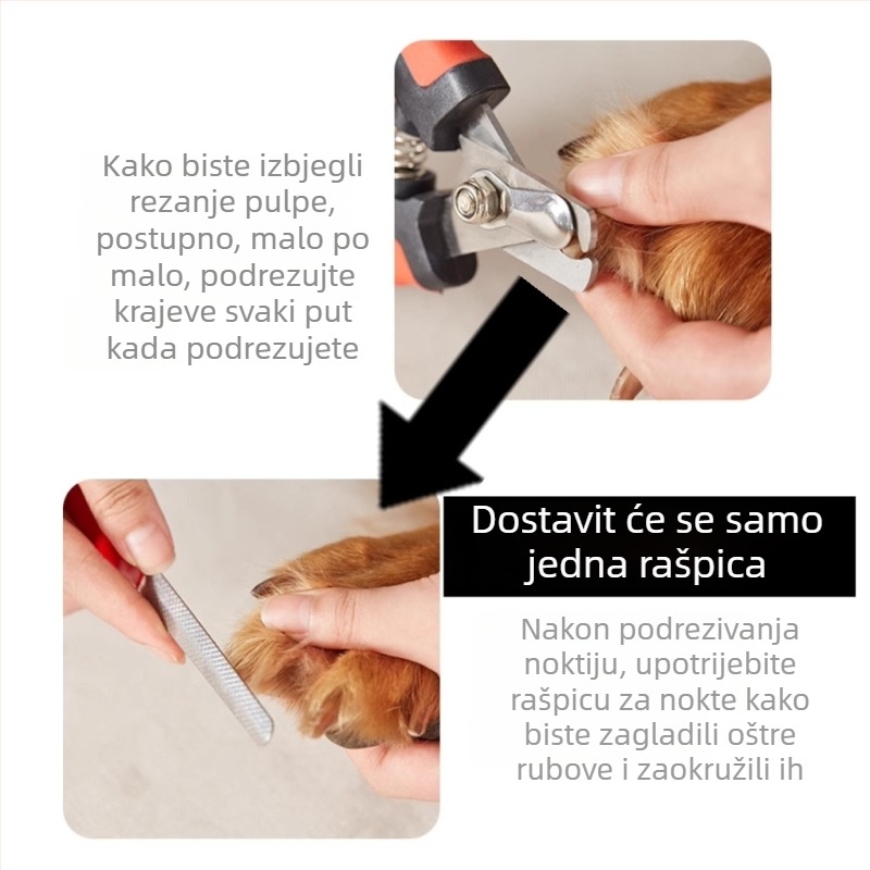 Klešta za nokte pasa i mačaka – za male, srednje i velike pasmine