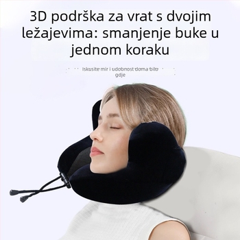 U-oblik jastuč memory cotton, s pletenim navlakom, težine do 1 kg, za opću odraslu uporabu