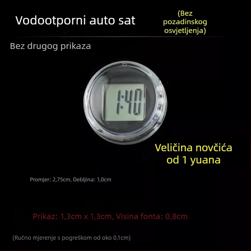 Elektronički sat za vozila – za motocikle i bicikle, mjerač vremena vozila (Podrijetlo: Drugo; Struktura: Drugo; Tip: Drugo; Marka: Drugo)