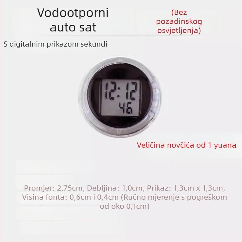 Elektronički sat za vozila – za motocikle i bicikle, mjerač vremena vozila (Podrijetlo: Drugo; Struktura: Drugo; Tip: Drugo; Marka: Drugo)