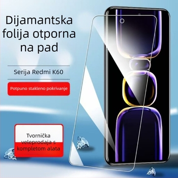 Redmi K60, K70 Pro, K50e i K80 – zaštitno staklo za cijeli zaslon od kaljenog stakla, zaštita od plave svjetlosti, otpornost na padove