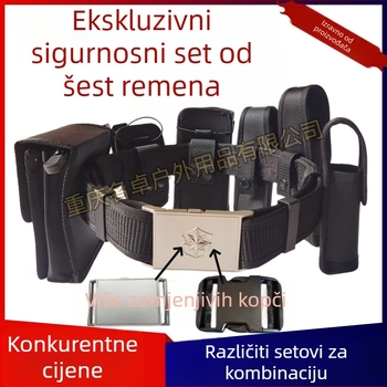 Unisex sigurnosni taktički pojas set — 6/8 komada, Oxford tkanina, za vanjske sportske aktivnosti