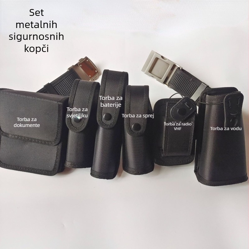Unisex sigurnosni taktički pojas set — 6/8 komada, Oxford tkanina, za vanjske sportske aktivnosti