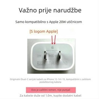 Zaštitna navlaka za kabel za iPhone 14, otporna na lom, crtić dizajn