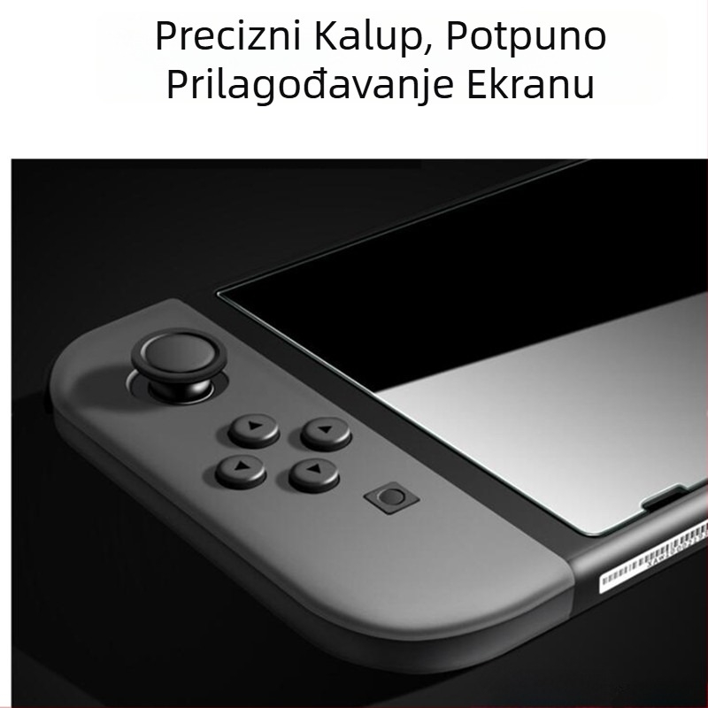 Zaštitno staklo za zaslon Nintendo Switch – kaljeno staklo, 0,3 mm, 7 inča, HD