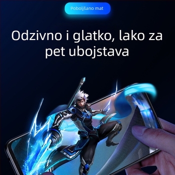 Matirano zaštitno staklo za zaslon za Redmi K40, K40 Game Version, K30 Pro i K30S – zaštita cijelog zaslona