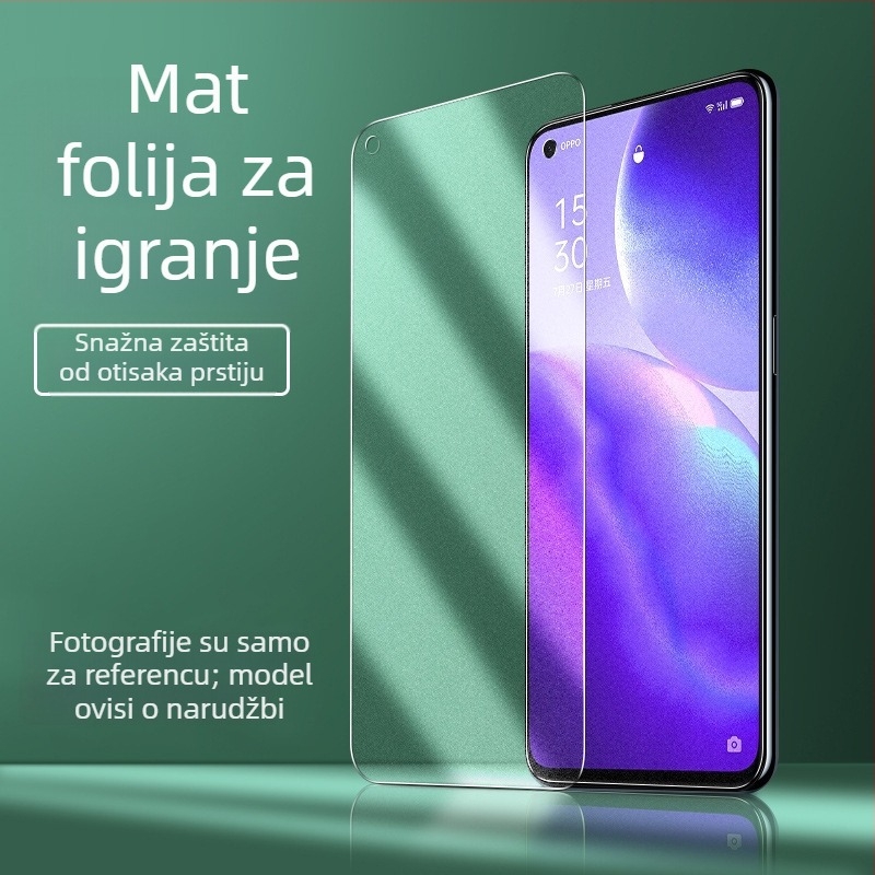 Matirano zaštitno staklo za zaslon za Redmi K40, K40 Game Version, K30 Pro i K30S – zaštita cijelog zaslona